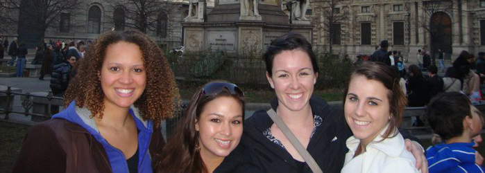 Students abroad in Italy
